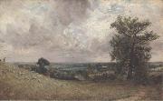 John Constable West End Fields,Hampstead,noon oil